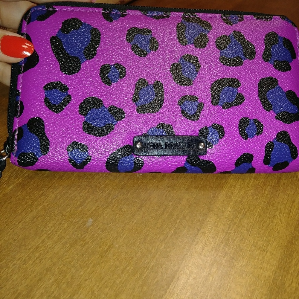 Leopard print Vera Bradley wallet